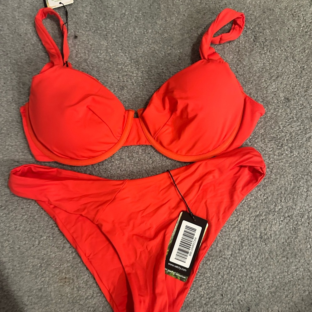 Vetchy Red Bikini Set